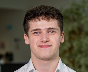 Will K, a new intern at Moog in Tewkesbury
